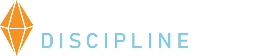 Character-Based Discipline Logo Reversed